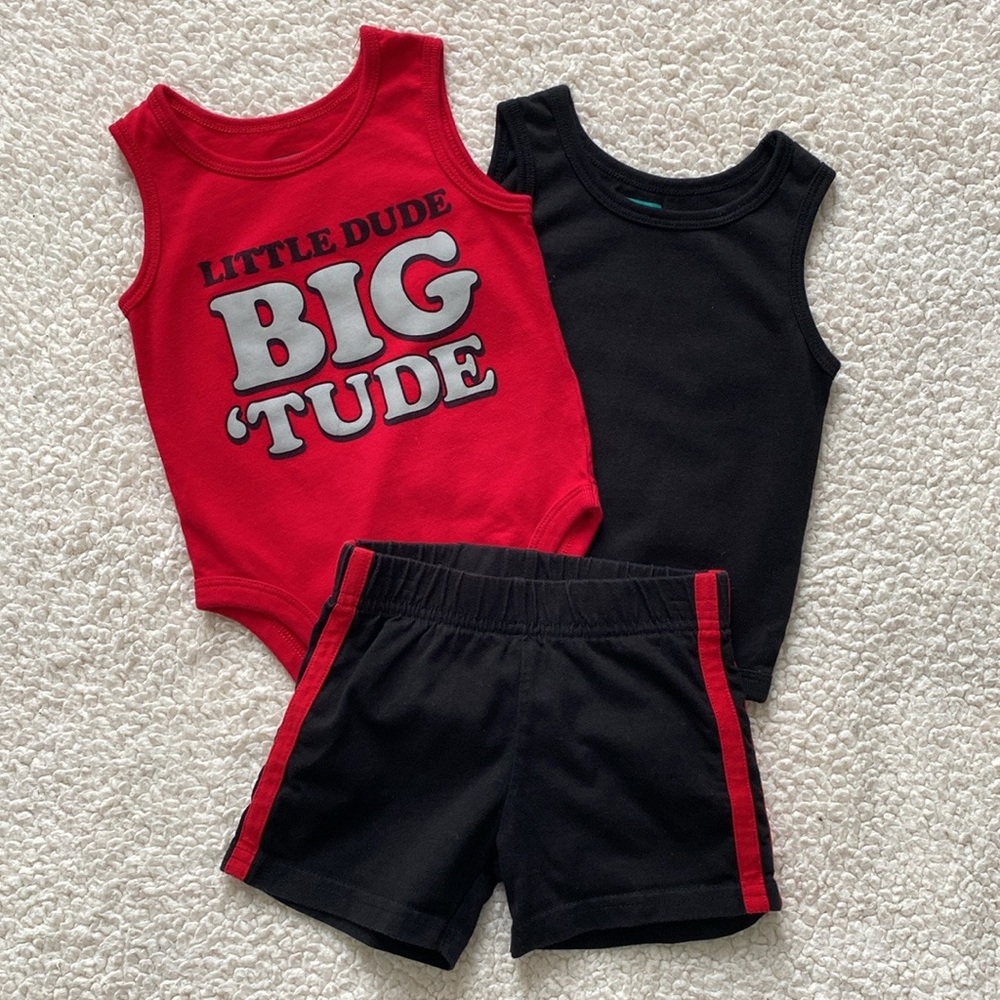 Garanimals Baby Boy 3-Piece Summer Outfit